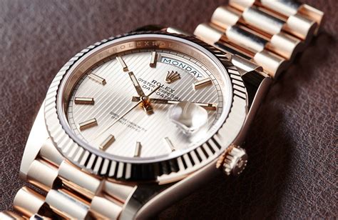 rolex oyster perpetual day date stahl|rolex day date 40mm price.